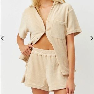 Frankie’s bikini set in tan